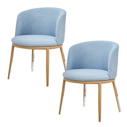Dining Room Chairs Nordic Style Dining Table with Chairs Set Furniture Cotton Linen Solid Wood Hotel Kitchen Restaurant Stool