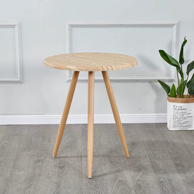 Dining Room Chairs Nordic Style Dining Table with Chairs Set Furniture Cotton Linen Solid Wood Hotel Kitchen Restaurant Stool