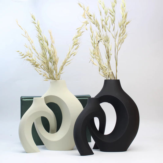 A Set of Hugging Vase Ornaments, Home Decoration Ornaments Vase, Dry Vase, Office, Entrance Cabinet Decorative Vase