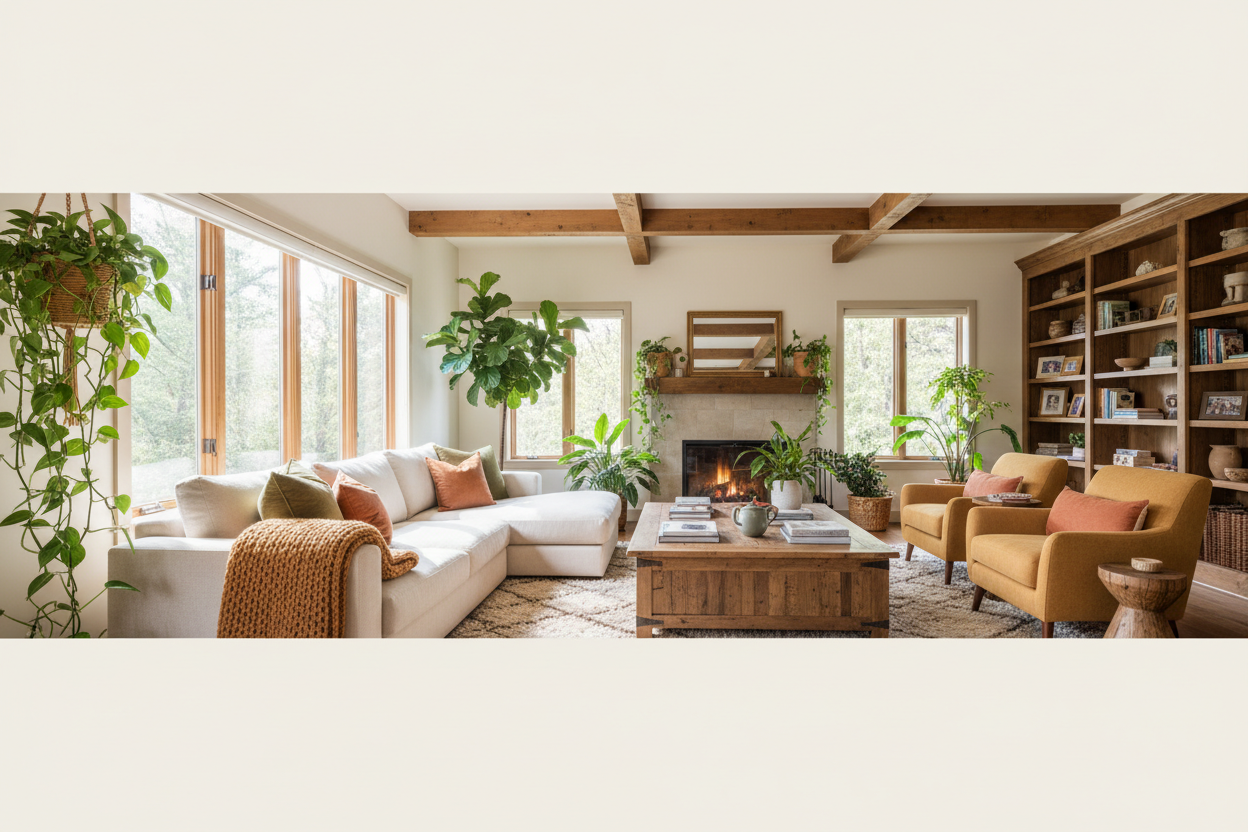 Bright Cozy Living Room Banner