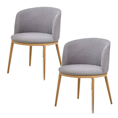 Dining Room Chairs Nordic Style Dining Table with Chairs Set Furniture Cotton Linen Solid Wood Hotel Kitchen Restaurant Stool